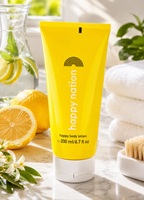 Happy Nation Happy Body Lotion 6.7 oz 200mL Sealed Full Size Moisturizing Body Care