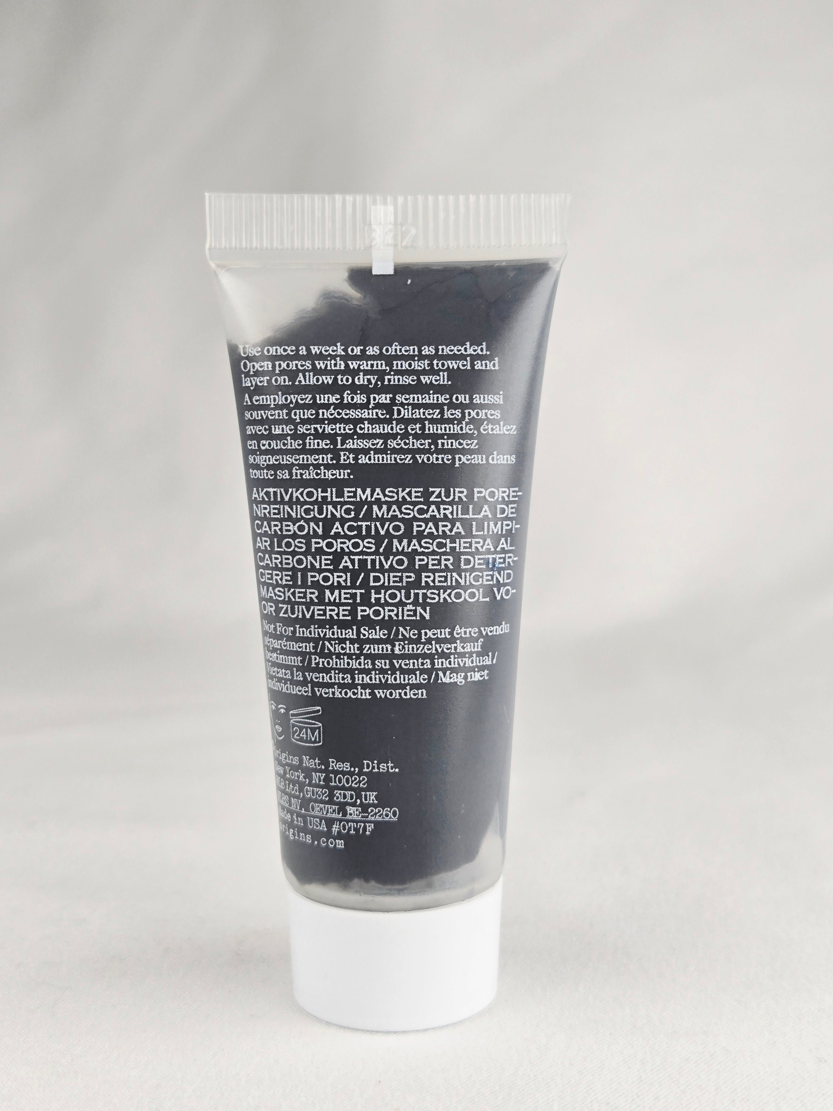 Origins Clear Improvement Active Charcoal Mask 0.5 oz — Travel Size Pore Detox Treatment