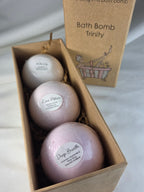 jus D’Amour Bath Bomb Trinity Gift Set – 3 Essential Oil Bath Bombs