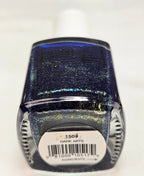 Pure Ice Dark Arts 1509 Nail Polish Halloween Limited Edition Navy Blue Jelly Gold Glitter 0.5 oz