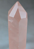 Rose Quartz Crystal Tower Point Generator 4.5 Inch Pink Healing Stone