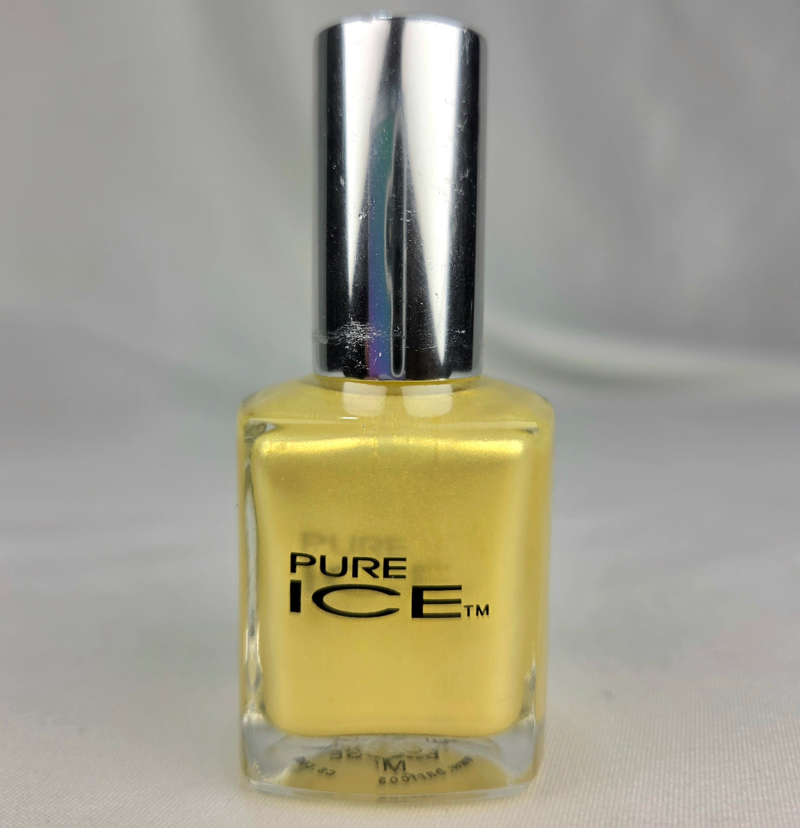 Pure Ice Excuse Me Yellow Shimmer Nail Polish 0.5 oz | Y2K Vintage Pearl Finish