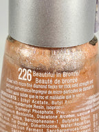 Wet n Wild Rock Solid Nail Lacquer 226 Beautiful in Bronze Diamond Powder Collectible