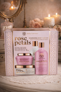 Daisy Fuentes Rose Petals Nourishing Body Care Set — Apothecary Gift Set skincare spa luxury rose fragrance