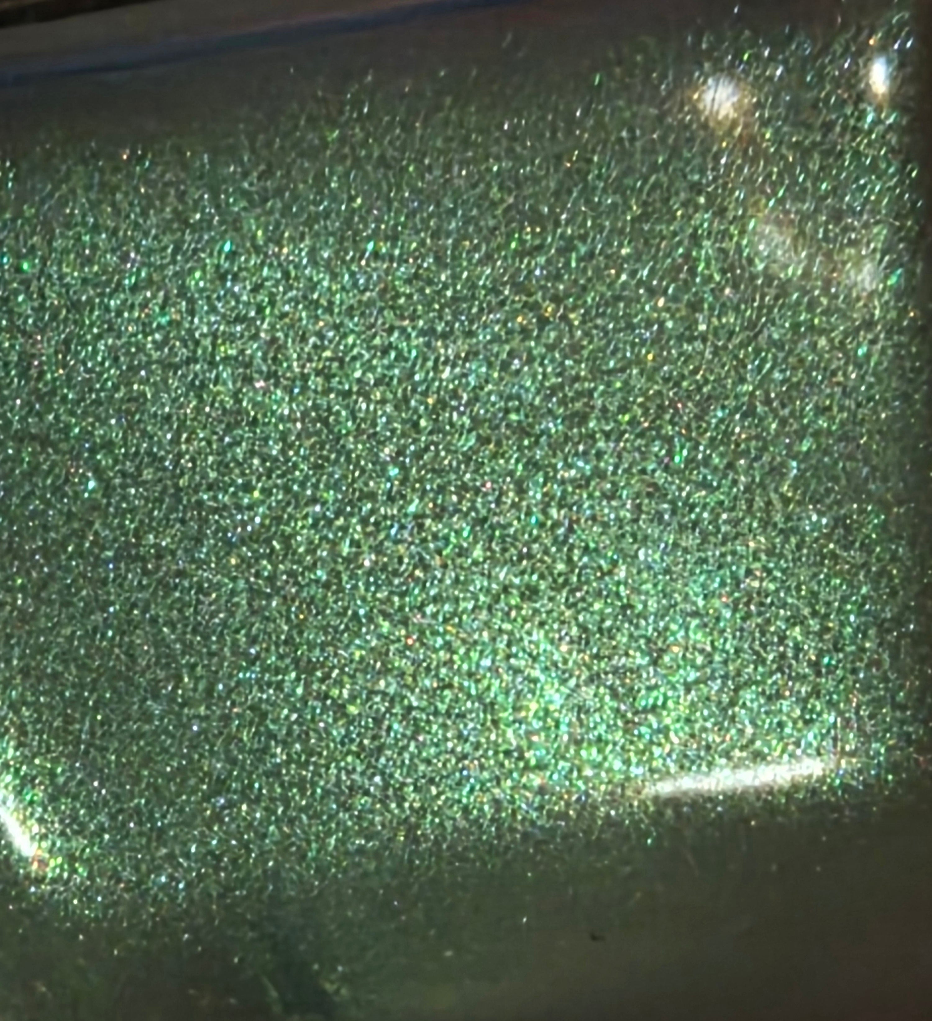 Dewspell | Sheer Opalescent Nail Lacquer with Lime-Green & Soft Golden Glow | Liquid Krystal Co. Prototype