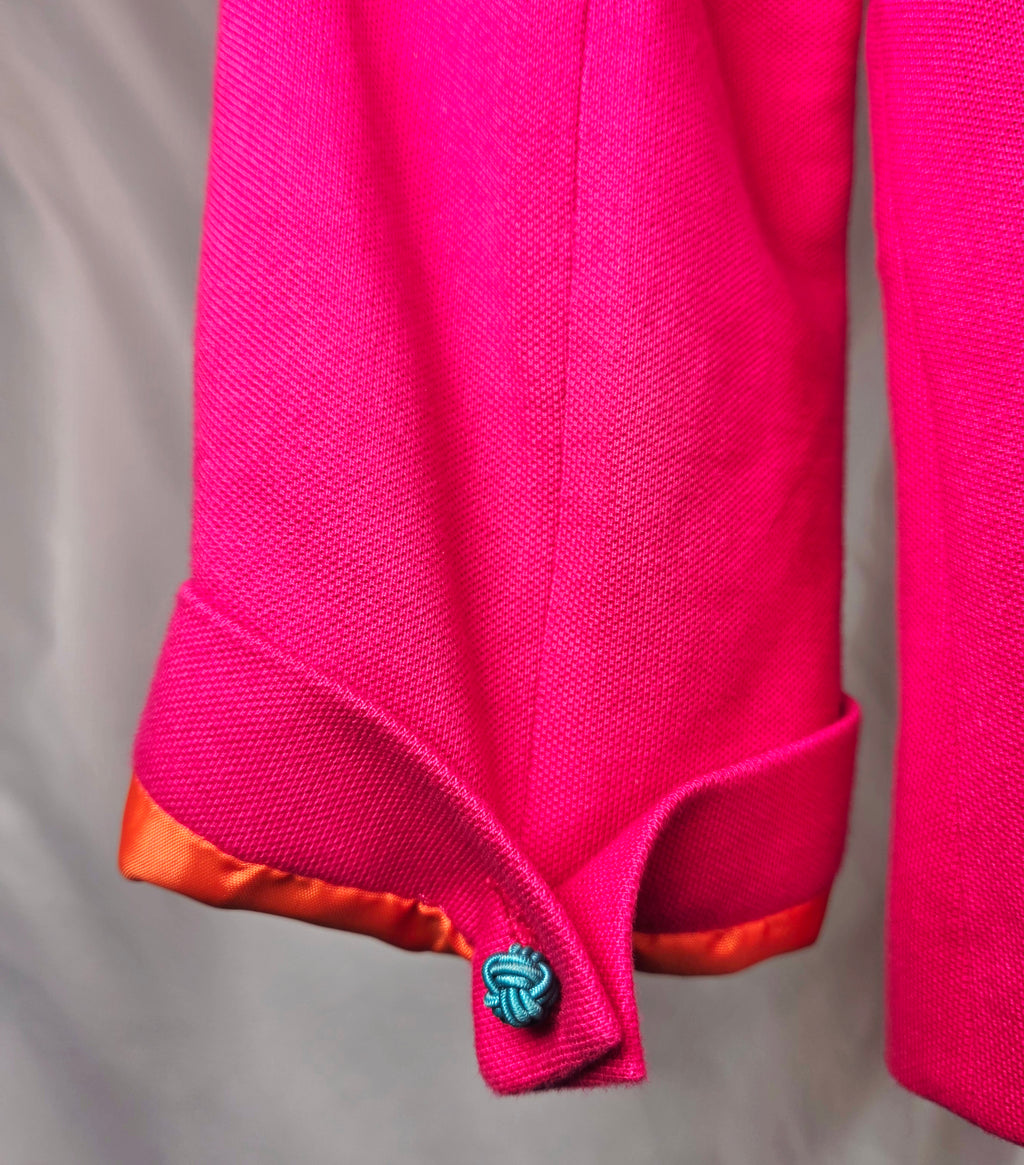 Zara TRF Collection Hot Pink Fuchsia Blazer — Size Medium