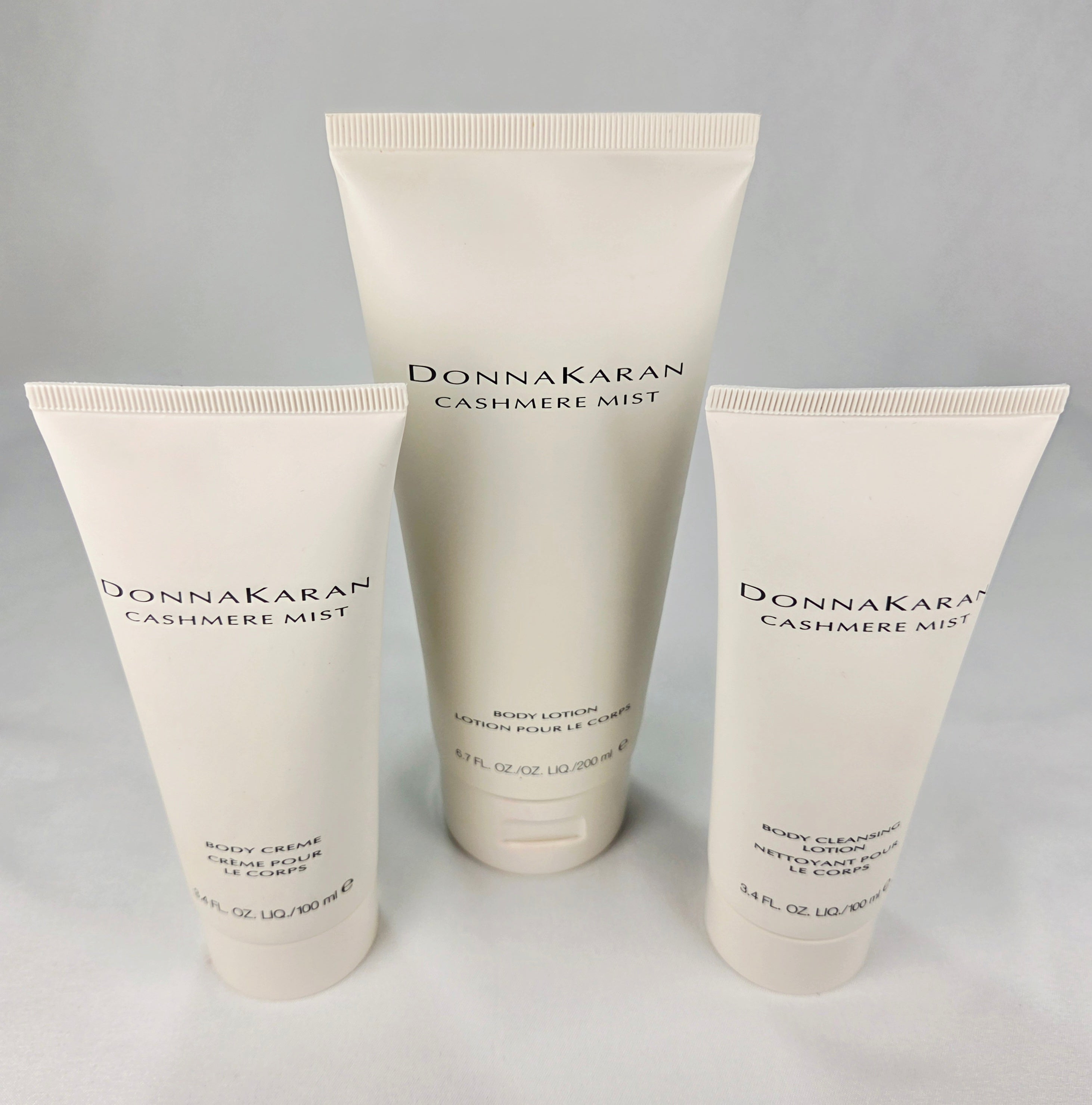 Donna Karan Cashmere Mist 3 Pc Body Care Set Lotion Creme Wash New Unused