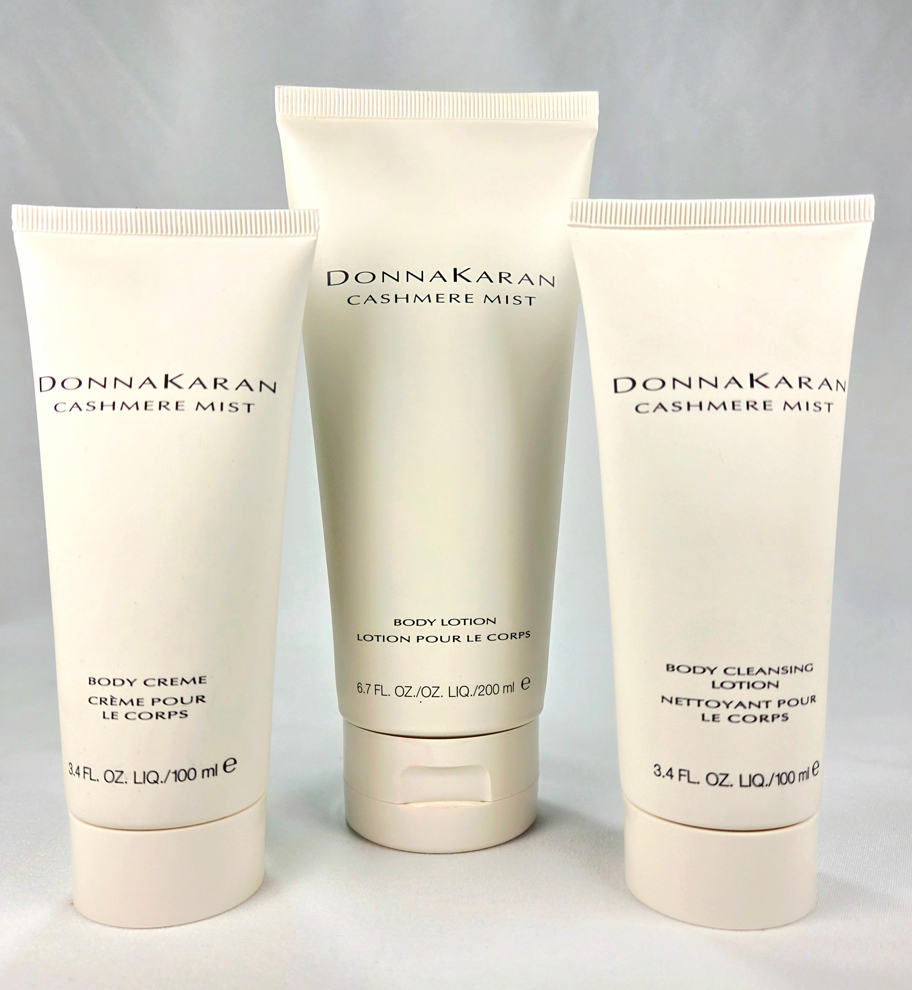 Donna Karan Cashmere Mist 3 Pc Body Care Set Lotion Creme Wash New Unused