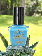 Frostwater - Blue Holographic Nail Polish – Handmade Indie Lacquer by Liquid Krystal Co.