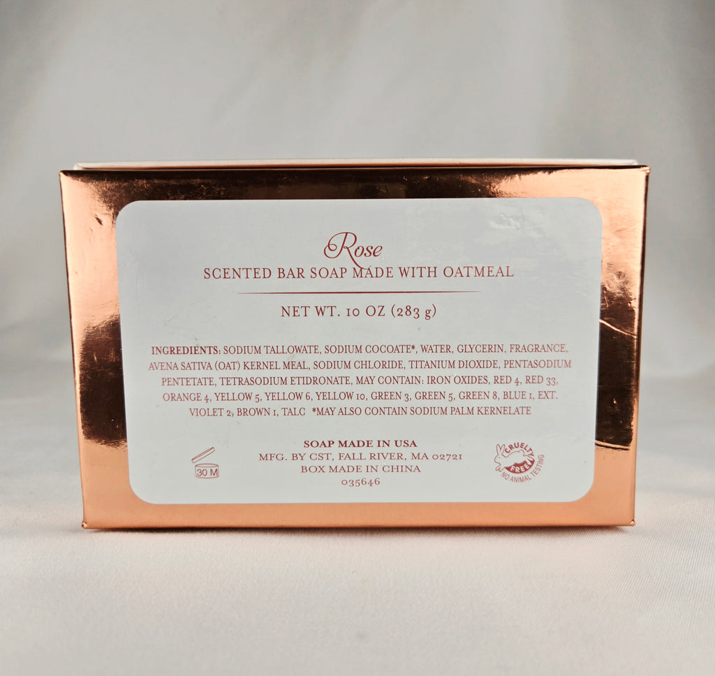 Rose Angel Oatmeal Bar Soap — Vintage Style Gift Box