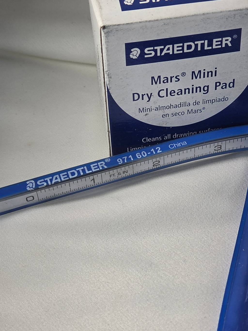STAEDTLER Vintage Drafting & Drawing Tool Lot – Mars Cleaning Pad, Drafting Dots, Divider, Leads, Brush & More