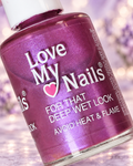 Vintage Love My Nails Frosted Purple 596 Shimmer Nail Polish Bari Cosmetics