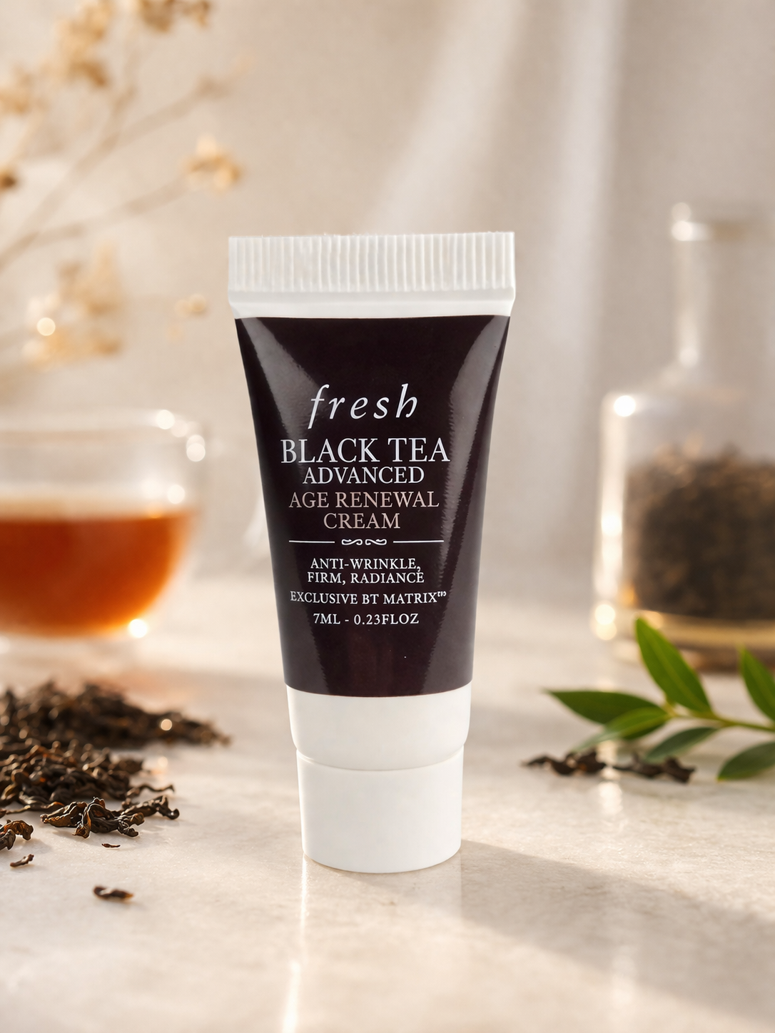 Fresh Black Tea Advanced Age Renewal Cream Mini 7ml – Anti-Wrinkle Firming Radiance Skincare