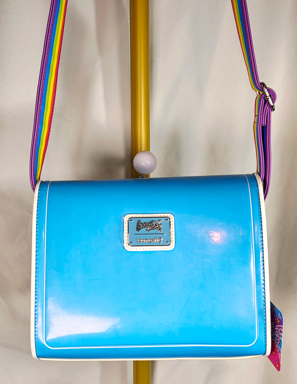 Lisa Frank x Loungefly Angel Kitty Rainbow Crossbody Bag — New with Tags