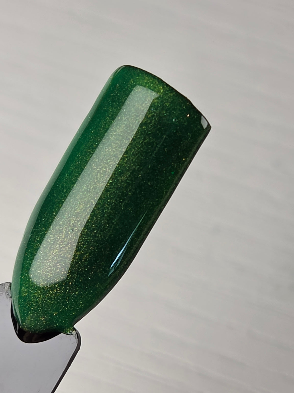 Ectophoria- Neon Radioactive Green Gold Shimmer Glow In The Dark Blacklight Reactive Indie Lacquer Handmade Indie Nail Polish