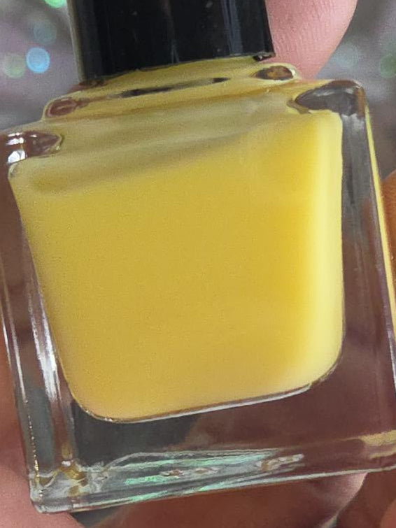 Beurre Fondu - Sheer Creamy Butter Yellow Crelly Nail Polish | Liquid Krystal Co Handmade Indie Lacquer