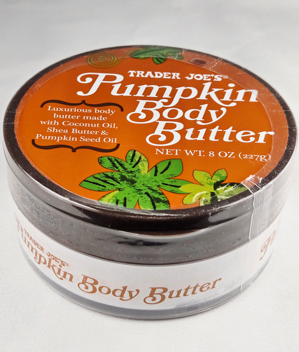 Trader Joe’s Limited Edition Pumpkin Body Butter Coconut Oil Shea Butter Pumpkin Seed Oil 8 oz Moisturizing Body Cream