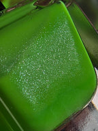 Pistachio Limelight - Neon Pistachio Green Diamond Shimmer UV Blacklight Reactive Nail Polish | Liquid Krystal Co. Handmade Indie Lacquer