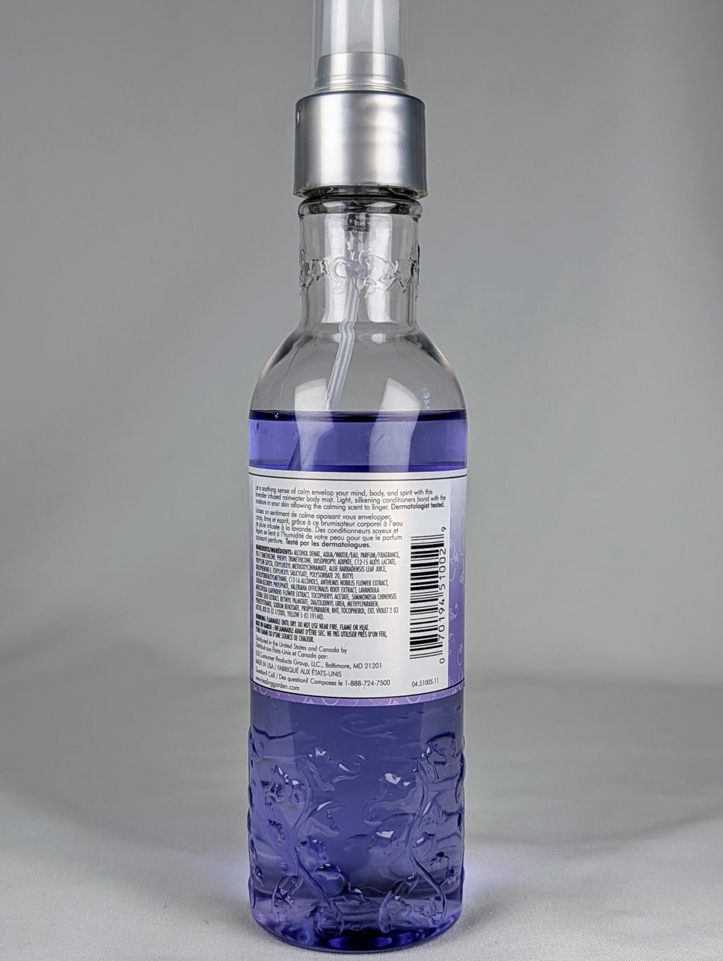 Vintage The Healing Garden Tender Lavender RainWater Body Mist 6.4oz Rare Lavender Aromatherapy Spray