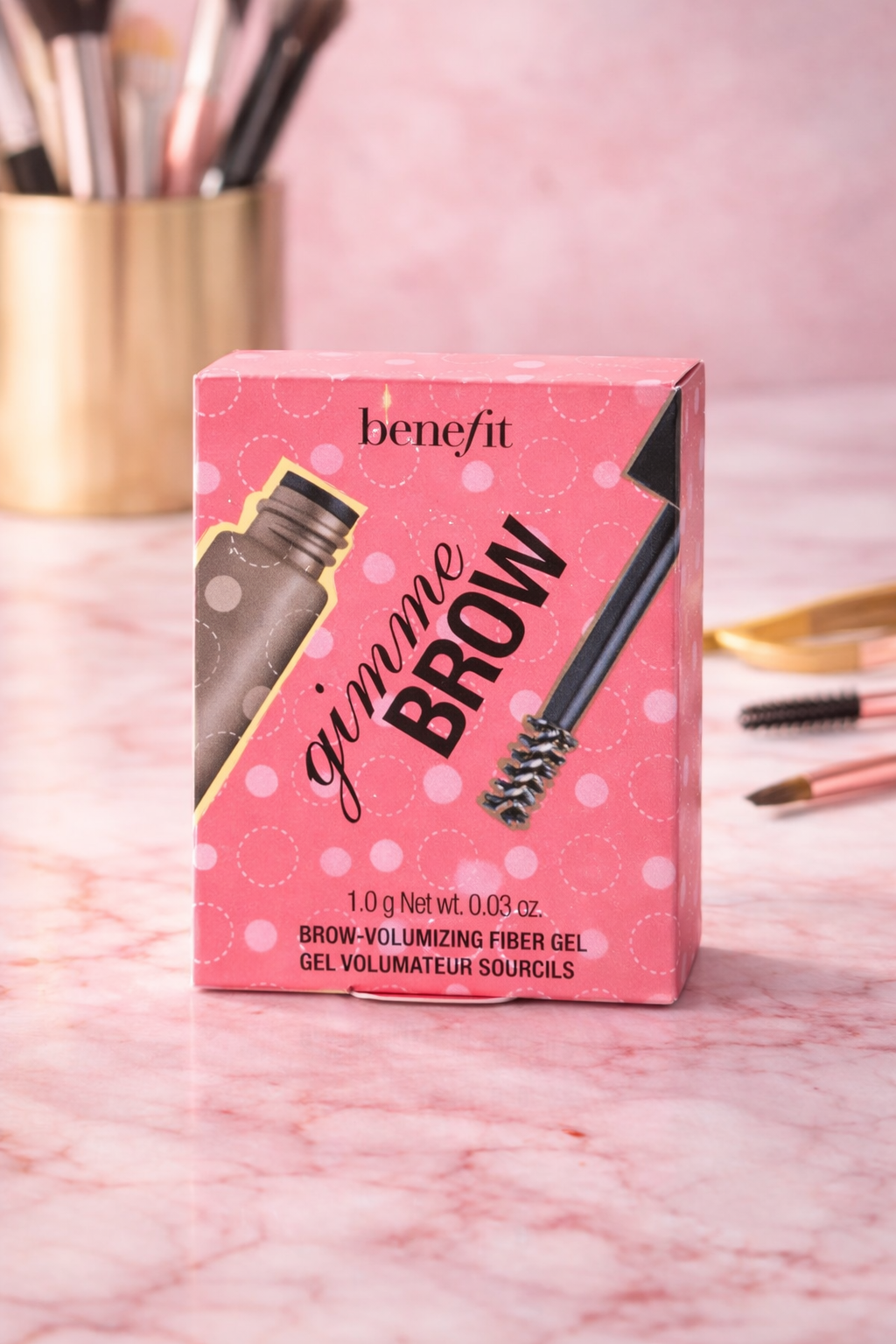 Benefit Cosmetics Gimme Brow+ Volumizing Fiber Brow Gel Mini 1.0 g / 0.03 oz Eyebrow Mascara