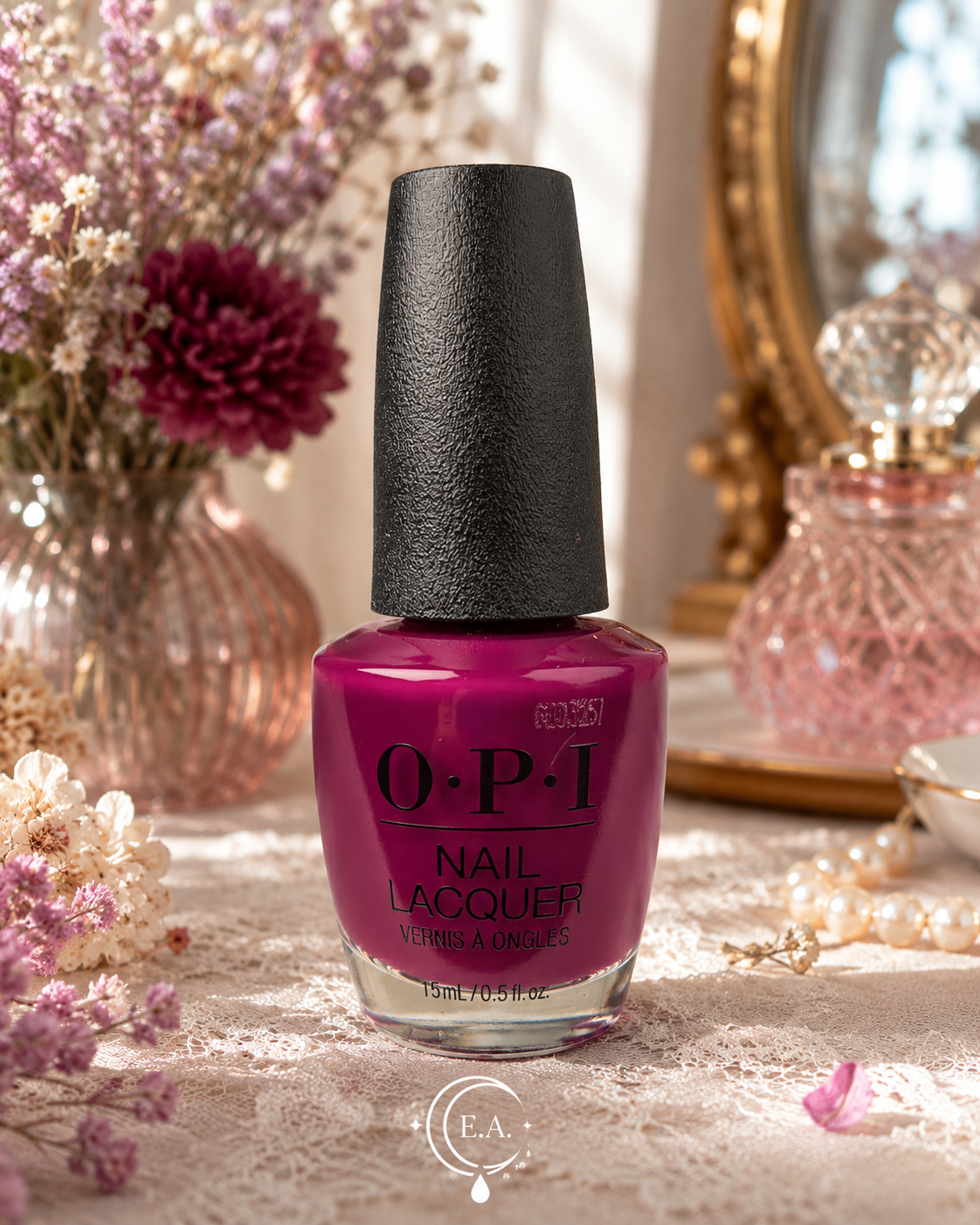 OPI In the Cable Car-Pool Lane NL F62 Nail Polish 15mL Full Vintage Berry Magenta