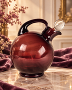 Vintage Cambridge Glass Amethyst Decanter for Farber Bros Krome-Kraft Art Deco Service