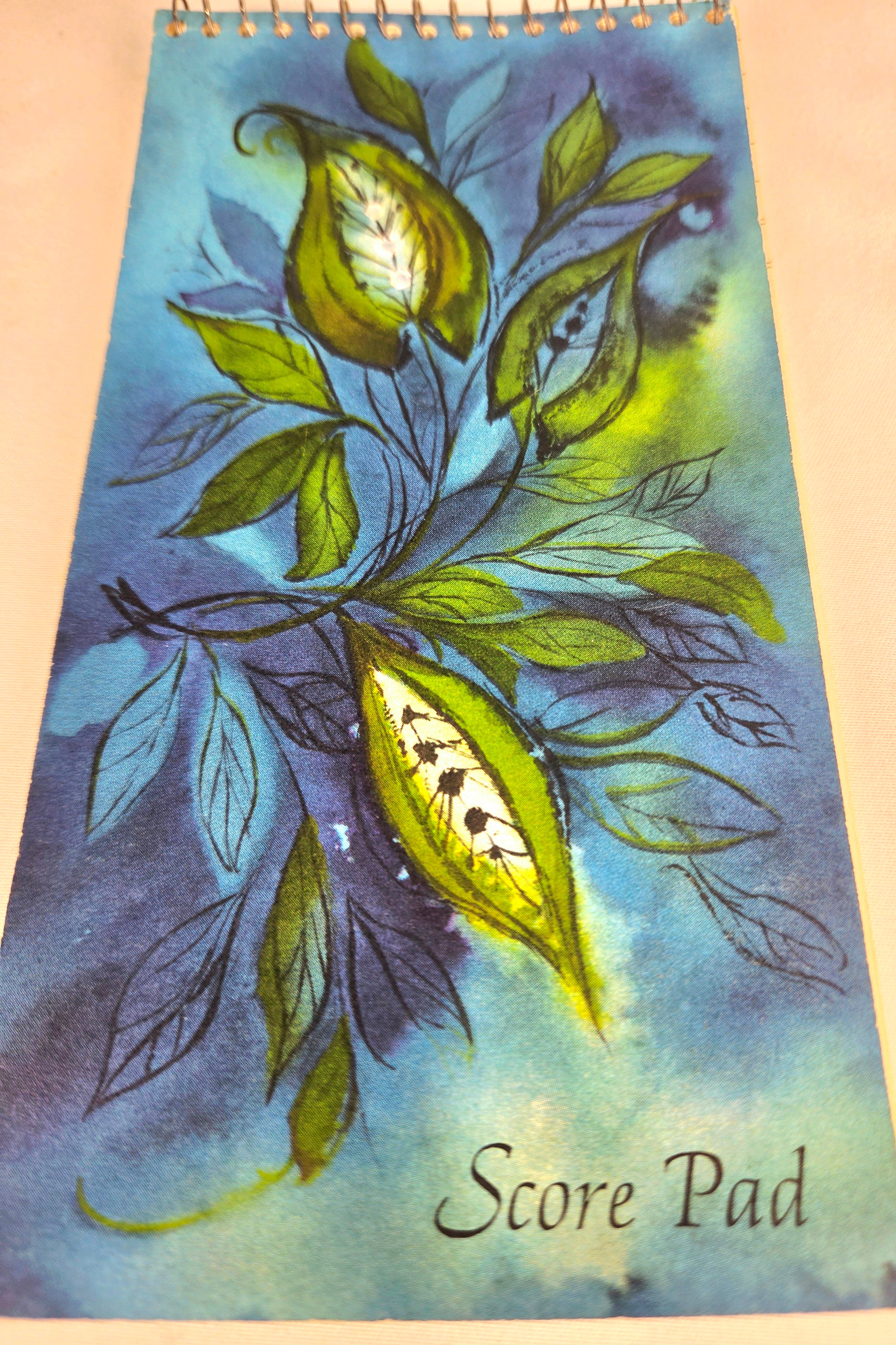 Mid-Century Botanical Bridge Score Pad
Vintage Hallmark Contract Bridge Scoring Notebook
