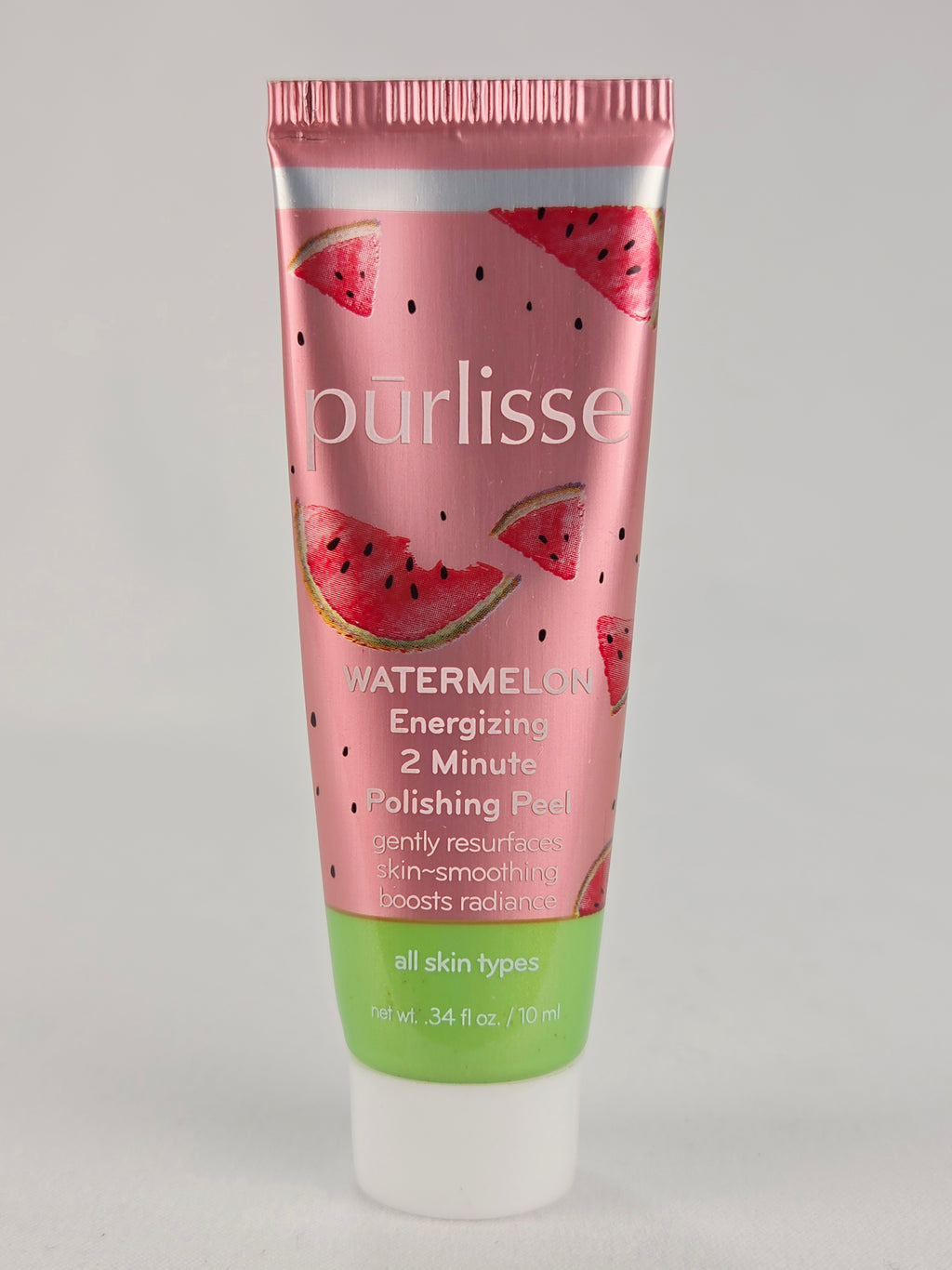 Purlisse Watermelon Energizing 2 Minute Polishing Peel Mini 10ml Sealed