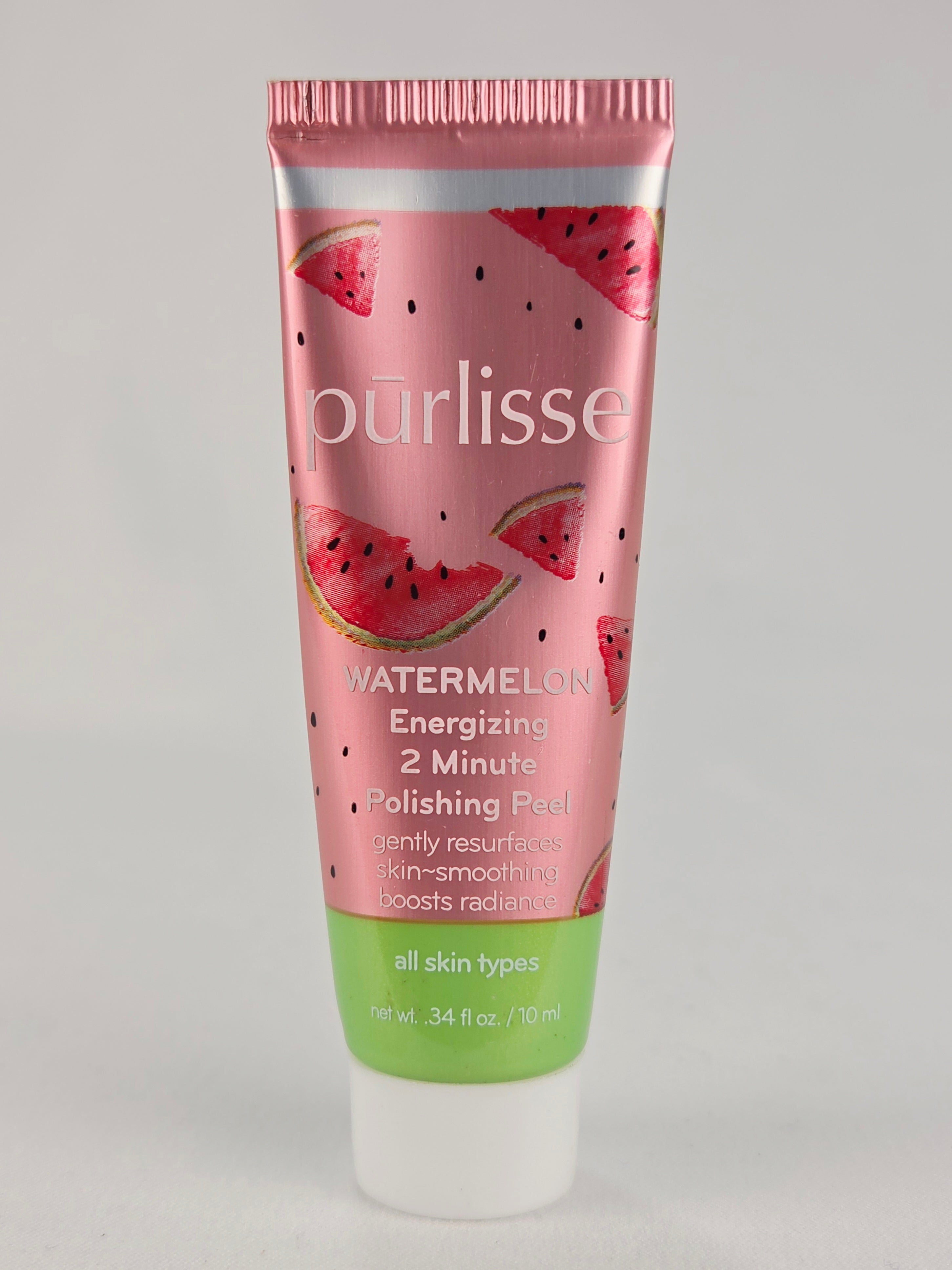 Purlisse Watermelon Energizing 2 Minute Polishing Peel Mini 10ml Sealed