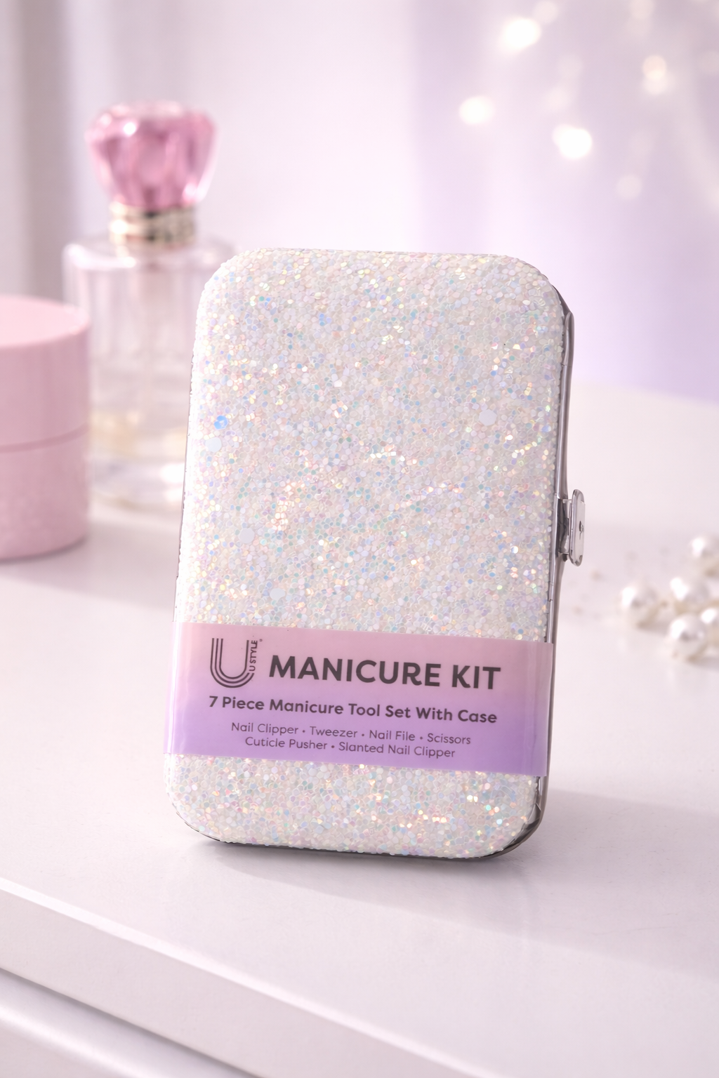 U Pocket Glam — Iridescent Travel Manicure Kit