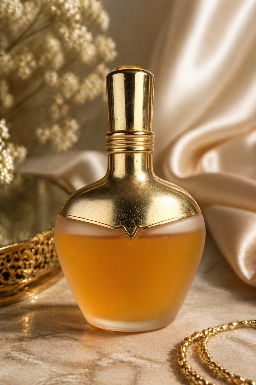 Vintage Mary Kay Acapella Eau de Toilette 1.9 oz 56ml Frosted Glass Gold Cap Perfume Rare