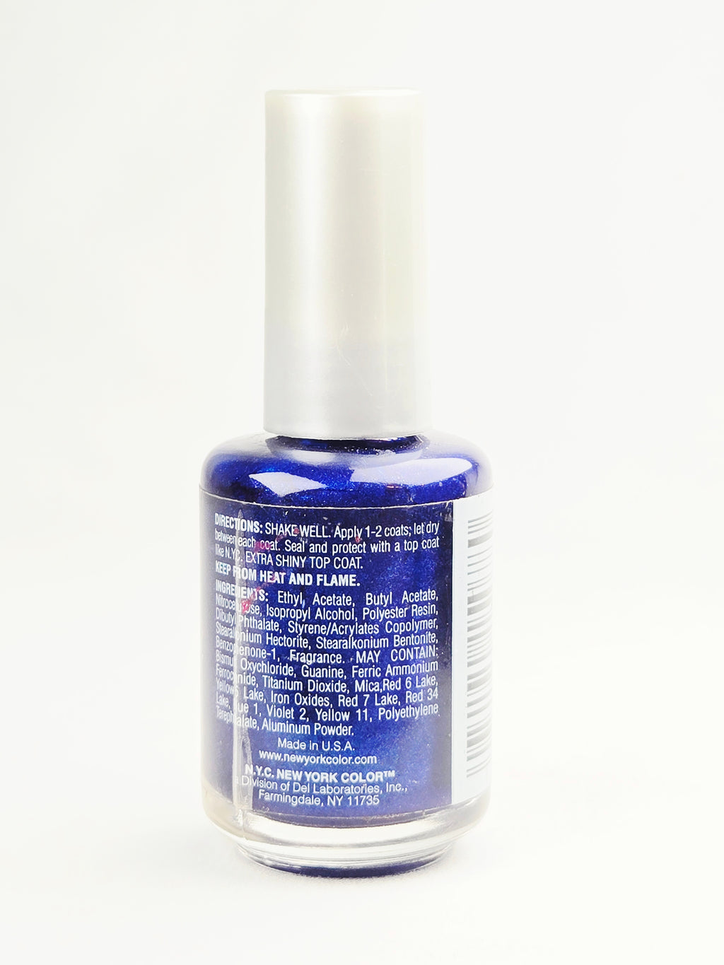NYC Skin Tight Denim Crème Long Wear Nail Polish 115A – Discontinued Indigo Blue