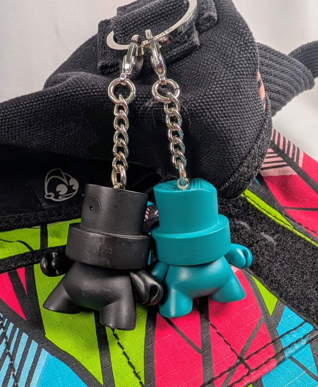 Kidrobot Neon Feather Geometric Messenger Bag Crossbody Streetwear Shoulder Bag Y2K