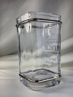 Bella Lux Dr. H. Gnadendorff Apothecary Glass Soap Dish & Tumbler Vanity Set