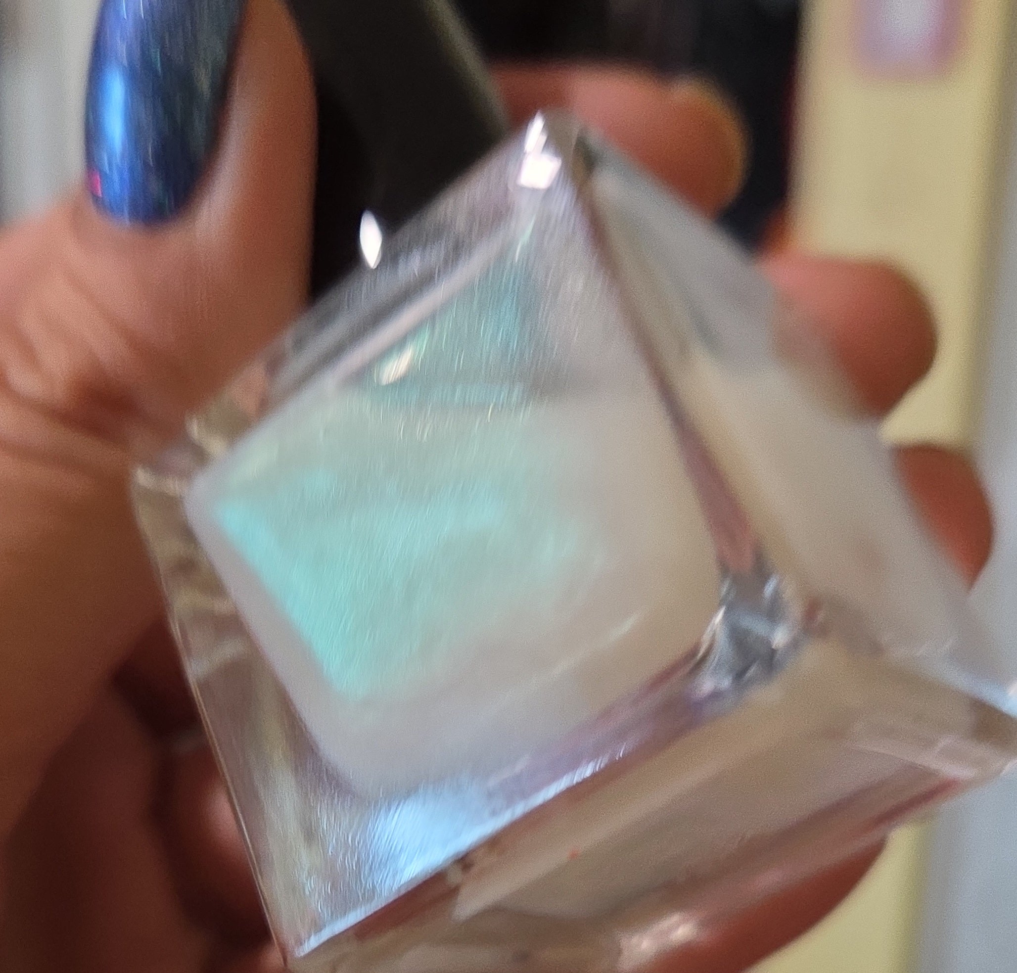 Dewspell | Sheer Opalescent Nail Lacquer with Lime-Green & Soft Golden Glow | Liquid Krystal Co. Prototype