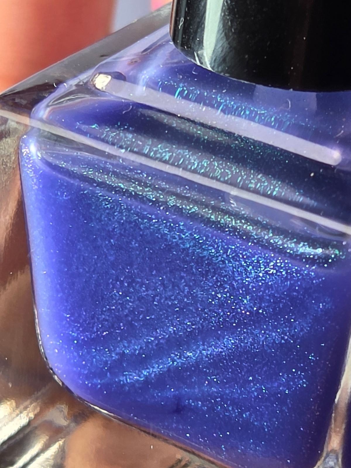 Aetherswamp – Sheer Indigo Blue Green Shift Handmade Indie Nail Lacquer | Liquid Krystal Co.