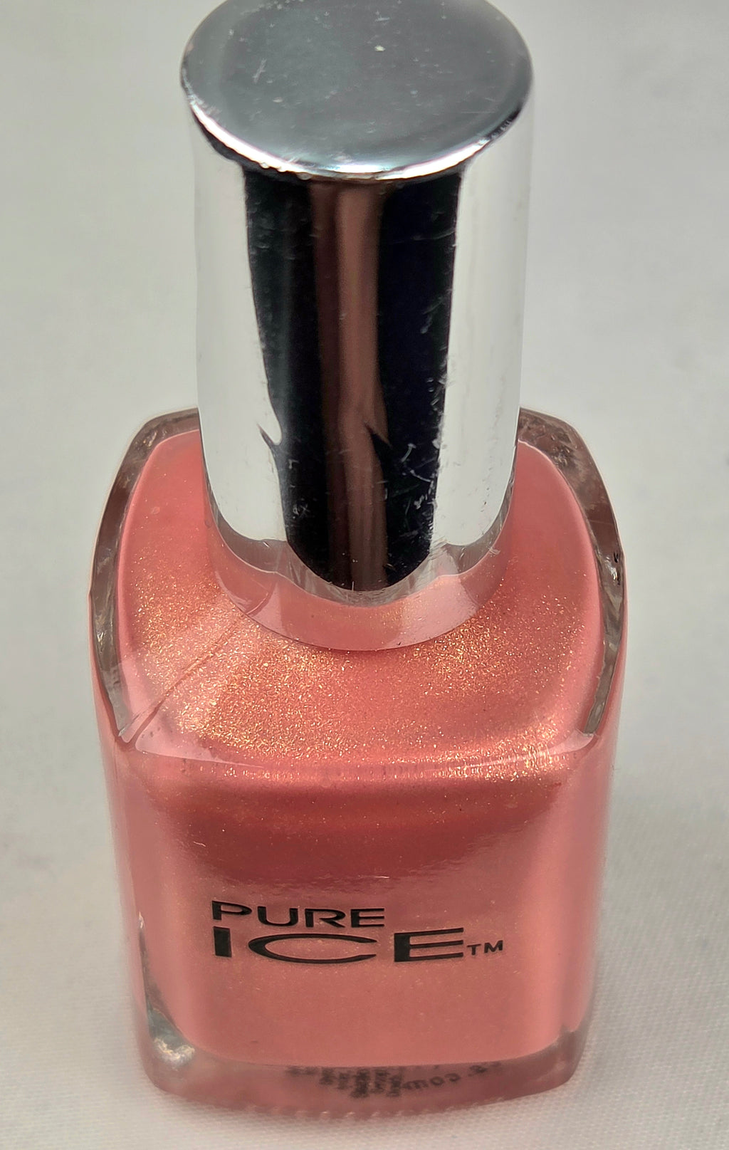 Pure Ice Twinkle Nail Polish – Shimmering Peach Coral Pearl Polish 0.5 oz Discontinued