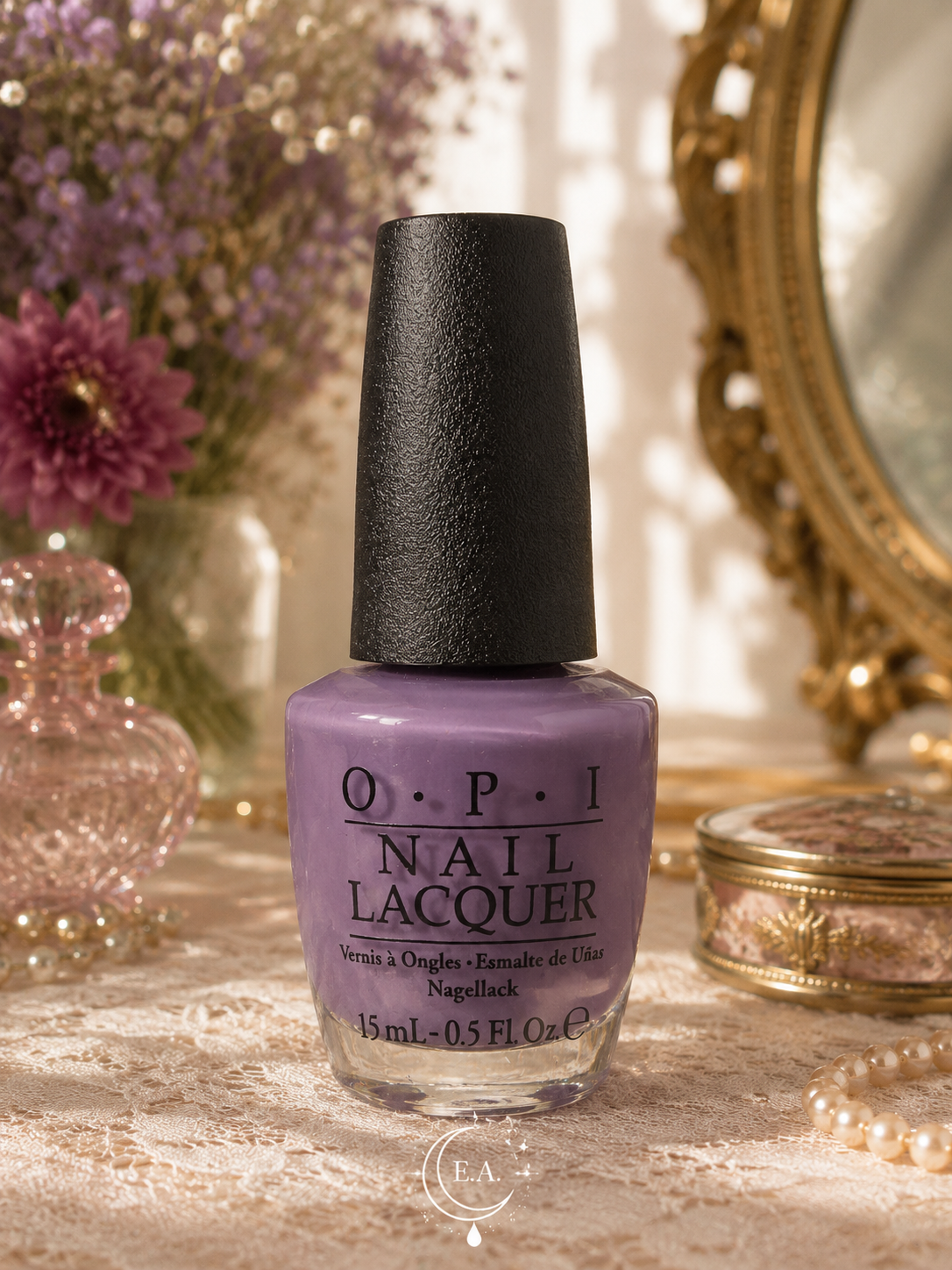 OPI Hello Hawaii Ya? Nail Polish NL H73 Full Bottle Lavender Creme Purple Vintage OPI