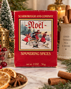 Vintage 1986 Scarborough & Company Noël Simmering Spices 2 oz Holiday Home Fragrance