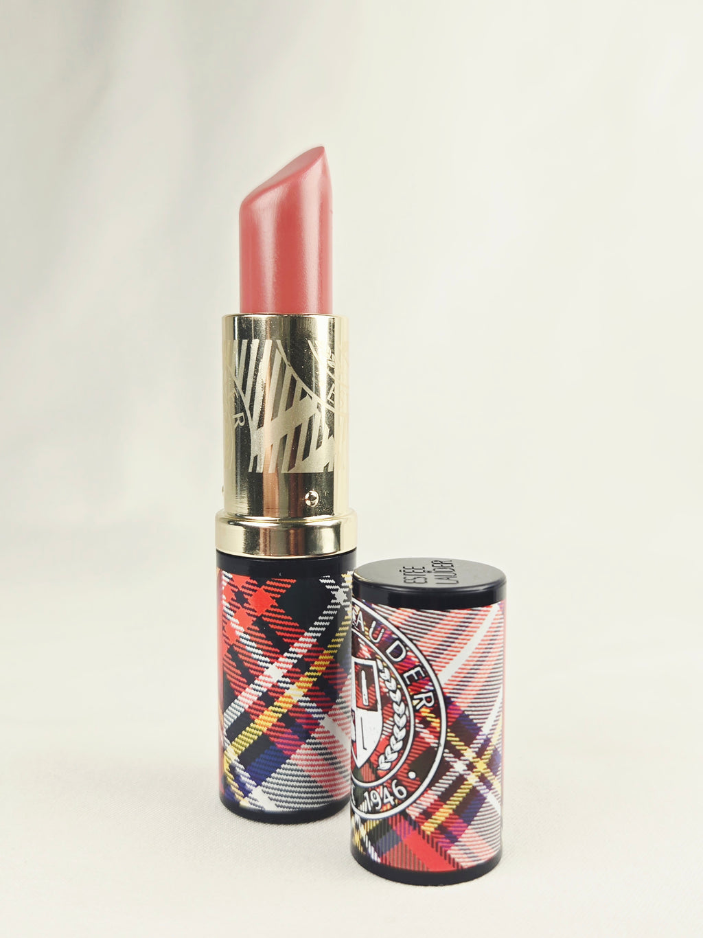 Estée Lauder Tartan Beauty Classic — Limited Edition Make Me Blush Plaid Lipstick