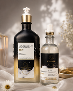 Moonlight Zen Black Chamomile Body Lotion & Essential Oil Mist Set New Unused Aroma Bath & Body Works