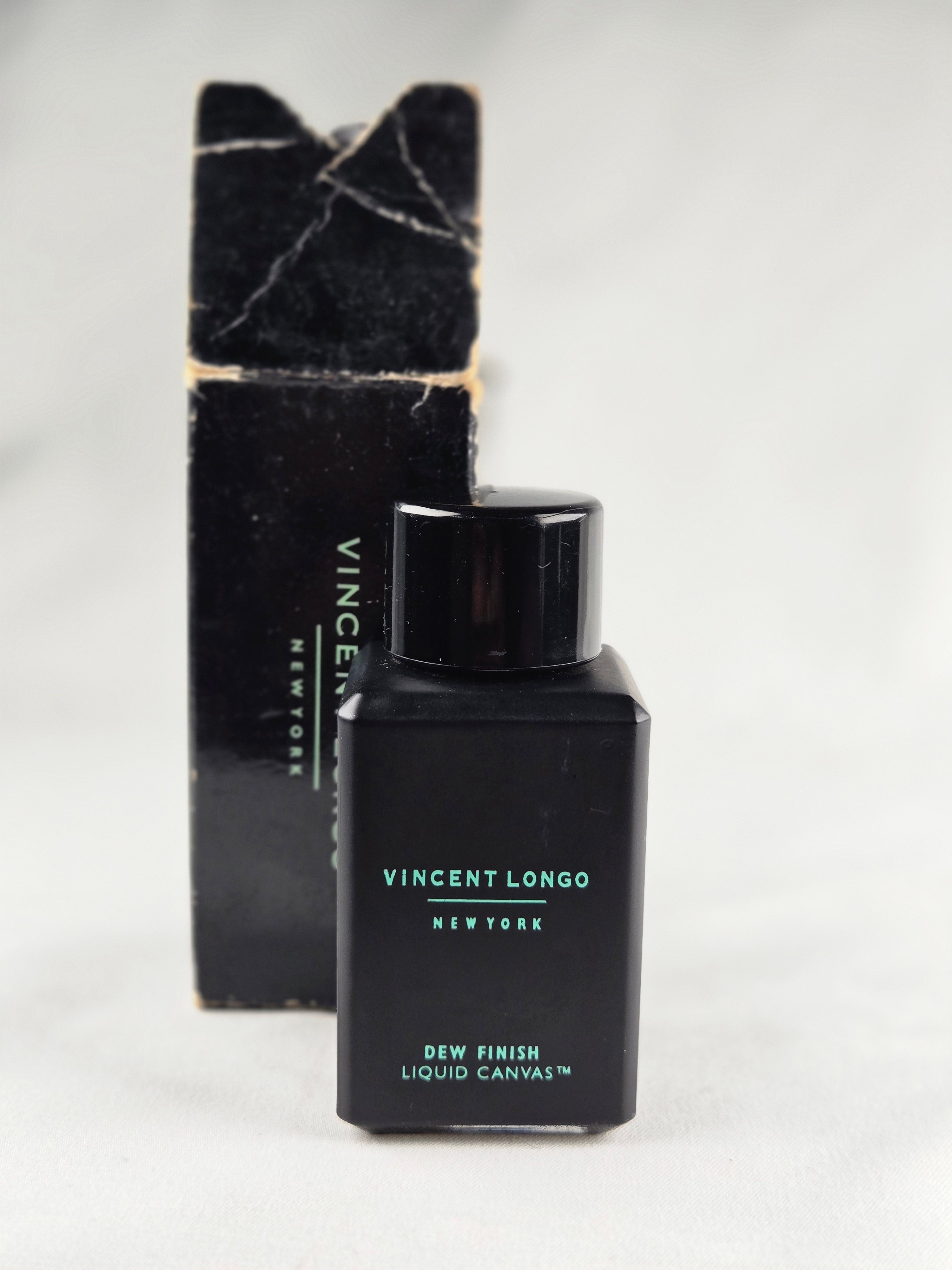 Vincent Longo Vintage Dew Finish Liquid Canvas Foundation 04 Warm Beige w/ Damaged Box