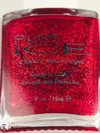 Pure Ice Nail Polish “Hit the Floor” Red Glitter – Discontinued Sparkle Lacquer