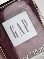 Vintage GAP Nail Polish Revolution Full Bottle Rare Burgundy Plum Shimmer 1E7A