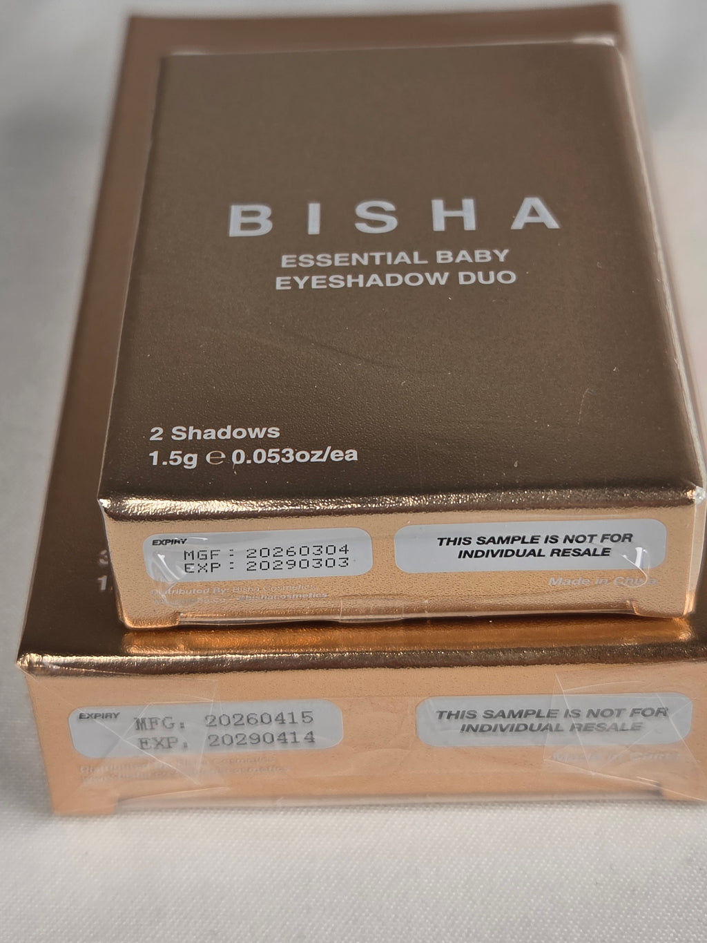 BISHA Essential City Palette & Essential Baby Eyeshadow Duo Sealed Makeup Set
