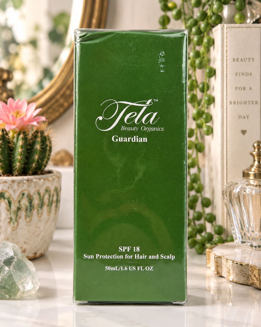 Tela Beauty Organics Guardian SPF 18 Hair & Scalp Sun Protection 1.6 oz 50 mL New Sealed Discontinued