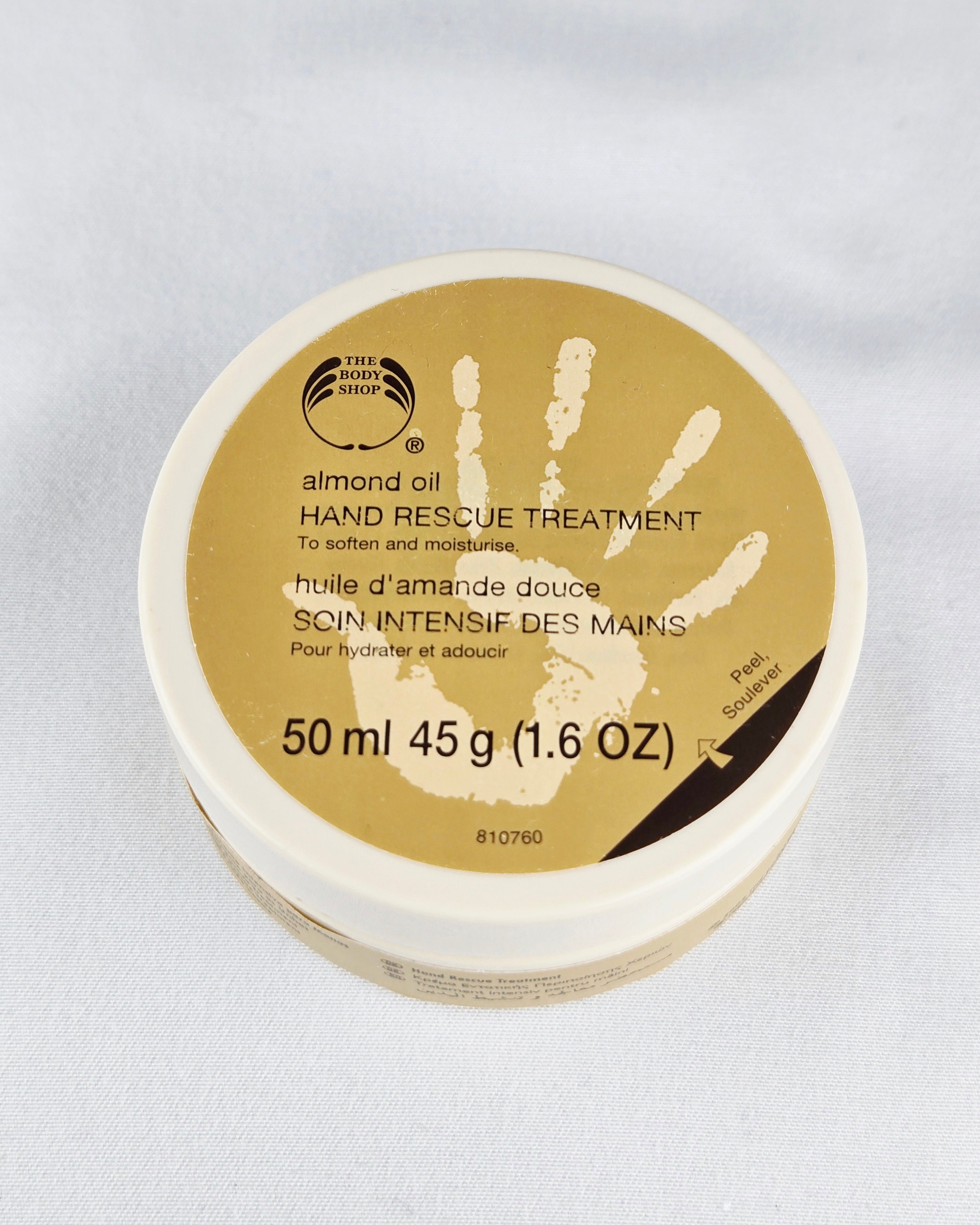 The Body Shop Almond Oil Hand Rescue Treatment – Vintage UK Formula (Sealed)