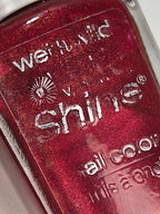 Wet n Wild Wild Shine Burgundy Frost Nail Polish 90s Vintage Burgundy Shimmer Collectible