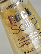 Wet n Wild Rock Solid Sparkling Diamonds 224 Vintage Diamond Powder Nail Polish Shimmer Collectible