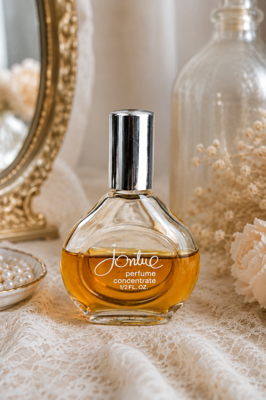 Vintage Jontue Perfume Concentrate 1/2 Fl Oz Rare Retro Avon Fragrance